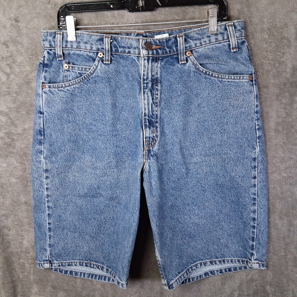 Vintage Levis 550 Shorts Men Size 36 X 11 Blue Relaxed Fits Like A 34 Guatemala